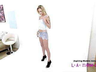 Junge Teenagerin wird beim Casting gefickt